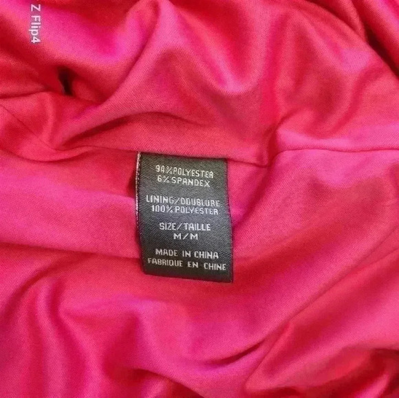 WOMENS  RUCHED PINK DRESS SIZE MED - Picture 4 of 5